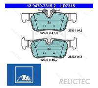 Brake Pads Set BMW Mini:F60,F45,F46,F48,F54,I01,2,MINI COUNTRYMAN,X1,CLUBMAN
