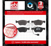 Brake pads Front Axle 16849 FEBI BILSTEIN for FIAT ALFA ROMEO LANCIA