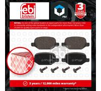 Rear Brake Pads 147 Set Kit Fits Alfa Romeo 77364839 Febi 16853