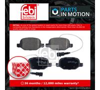 Brake pads Rear Axle 116423 FEBI BILSTEIN for ALFA ROMEO MITO
