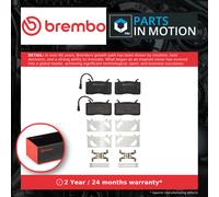 Brake Pads Set fits ALFA ROMEO STELVIO 949 2.0 Front 2016 on Brembo 68317355AA