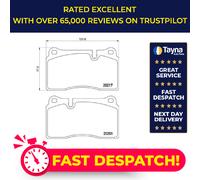 Brake Pads Set fits ASTON MARTIN VANTAGE 4.3 Front 05 to 10 Brembo 4G432D007AA