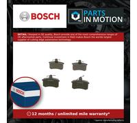 Bosch 0986494059 REAR Brake Pad Set FOR ALFA AUDI FIAT LANCIA - NEXT DAY