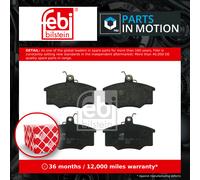 Brake Pads Set fits AUDI COUPE B2 2.1 Front 82 to 87 855698151 855698151A Febi