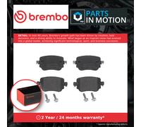 Brake Pads Set fits AUDI A1 1.5 Rear 2018 on Brembo 2Q0698451A 5Q0698451AL New
