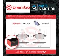 Brake Pads Set fits AUDI A1 8X 1.0 Front 15 to 18 Brembo 5C0698151A 5K0698151A