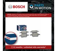 Brake Pads Set fits AUDI S3 8V 2.0 Rear 12 to 20 Bosch 3QF698451 3Q0698451 New