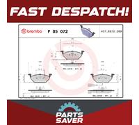 Brake Pads Set fits AUDI A3 Front 99 to 13 Brembo 180698151A 1J0698151D Quality