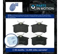 Brake Pads Set fits CITROEN C2 JM, JM VTS Rear 1.4 1.6 1.4D 1.6D 03 to 10 New