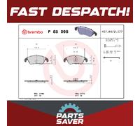 Brake Pads Set fits AUDI A4 B8 1.8 Front 07 to 15 Brembo 4GD698151 8K0698151 New