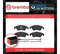 Brake Pads Set fits AUDI A4 B8 2.0D Front 07 to 15 Brembo 4GD698151 8K0698151