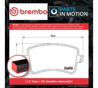 Brake Pads Set fits AUDI A5 1.8 Rear 07 to 17 Brembo 8K0698451 8KD698451 Quality