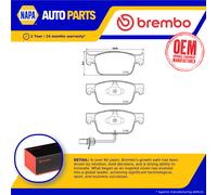 Brake Pads Set fits AUDI A5 3.0D Front 2016 on Brembo 8W0698151AA L8WD698151 New