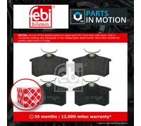 febi bilstein 16146 Brake Pad Set, 1 unit