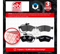 Brake Pads Set fits VW PHAETON 3D 4.2 Front 03 to 16 4E0698151 4E0698151A Febi