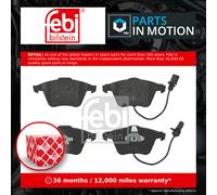 Brake Pad set 16584 by Febi Bilstein Front Axle - Single set