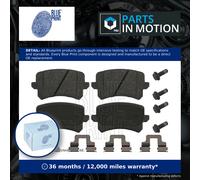 Brake Pads Set fits VW TIGUAN 5N Rear 1.4 2.0 2.0D 07 to 18 Blue Print Quality