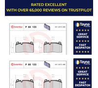 Brake Pads Set fits AUDI A6 C7 2.8 Front 14 to 18 CVPA Brembo 8R0698151AA New