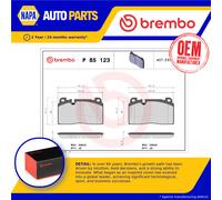 Brake Pads Set fits AUDI A6 C7 3.0D Front 11 to 18 Brembo 8R0698151AA Quality