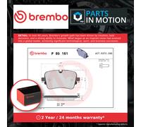 Brake Pads Set fits AUDI A6 C8 3.0D Rear 2018 on Brembo 4KE698451A 4M0698451F