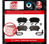 Brake Pads Set fits AUDI A7 4G 3.0 Rear 10 to 18 4G0698451 4G0698451A 4G0698451B