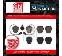 Brake Pads Set fits AUDI A8 D2 4.2 Front 98 to 02 4D0698151AE 4D0698151K Febi