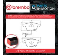 Brake Pads Set fits AUDI A8 D3 3.0D Front 03 to 10 Brembo 4E0698151F 4E0698151M