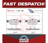 Brake Pads Set fits AUDI A8 D4 6.3 Front 11 to 18 Brembo 4H0698151E 4H0698151H