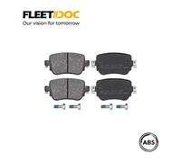 Brake Pads Set fits AUDI A1 GBA Rear 2018 on 2K5698451B 2Q0698451A