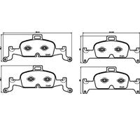 Brake Pads Set fits AUDI Q5 FY, FYT 2.0D Front 2016 on Brembo 4K0698151AB New