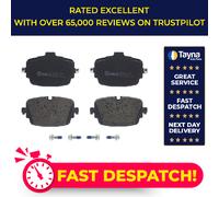 Brake Pads Set fits AUDI Q7 4MB 3.0D Rear 15 to 19 Brembo 4M8698451 4M8698451B