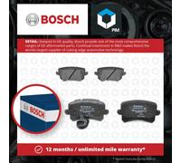 4x BOSCH 0 986 494 814 Brake Pad Set For Disc Rear Fits Audi Q3 RS 2.5 quattro