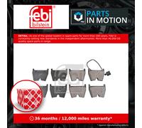 FEBI BILSTEIN BRAKE PAD SET, DISC BRAKE FRONT AUDI A3 Q3 TT