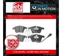Brake Pads Set fits AUDI S3 8P1, 8PA 2.0 Front 06 to 13 8J0698151A 8J0698151F