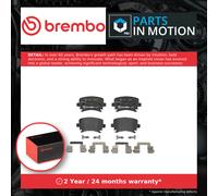 Brake Pads Set fits AUDI S3 8P1, 8PA 2.0 Rear 06 to 13 Brembo 1K0698451B Quality