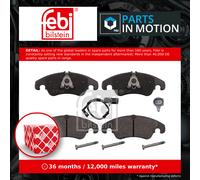 febi bilstein 116021 Brake Pad Set with bolts, 1 unit