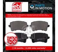 Febi Bilstein 16755 Disc Brake Brake Pad Set Fits Audi Q5 3.2 FSI quattro