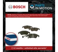 0986 494 538 Front Brake Pad Set 4x Pads Integrated Wear Indicator Braking Bosch
