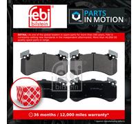 Brake Pads Set fits AUDI S8 4H 4.0 Front 12 to 18 4G0698151AB 4G0698151F Febi