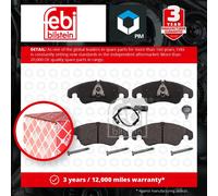 febi bilstein 116021 Brake Pad Set with bolts, 1 unit