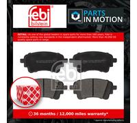 FEBI BILSTEIN 184231 Brake pad set