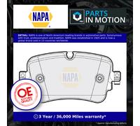Brake Pads Set fits AUDI SQ8 4MN 4.0D Rear 2018 on DHVA NAPA 4KE698451A Quality