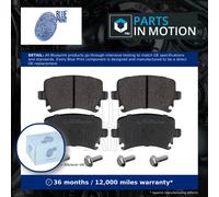 Brake Pads Set fits AUDI TT 8J3, 8J9 Rear 1.8 2.0 3.2 2.0D 06 to 14 CDMA Quality