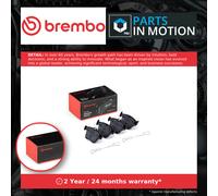 Brake Pads Set fits AUDI TT RS FV 2.5 Rear 2016 on Brembo 3Q0698451 3QD698451