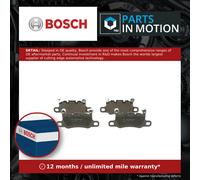 Brake Pads Set fits BENTLEY CONTINENTAL 3S, 3S3 6.0 Rear 17 to 21 DDBD Bosch New