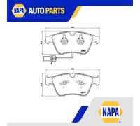 Brake Pads Set fits BENTLEY FLYING SPUR 4W, ZG21BB 6.0 Front 2013 on Brembo New