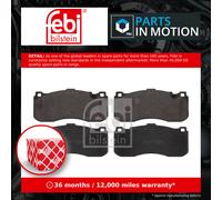 Front Brake Pads 1 Series Set Kit Fits BMW 34 11 6 786 044 Febi 16757
