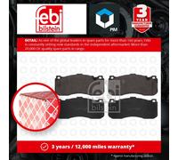 Front Brake Pads 1 Series Set Kit Fits BMW 34 11 6 786 044 Febi 16757