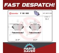 Brake Pads Set fits BMW 218 1.5 Front 2014 on B38A15A Brembo 34106860019 Quality