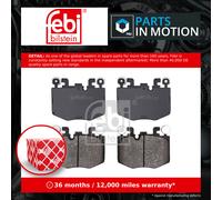 Brake Pads Set fits BMW 230 G42 2.0 Front 2022 on B48B20B 34108844368 Febi New